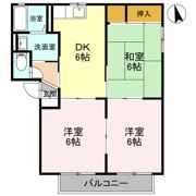 グランド クローニ ヴィラ Bの間取り画像