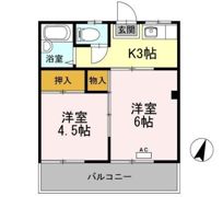 コスモハイツ福生の間取り画像