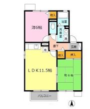 セジュールS C棟の間取り画像