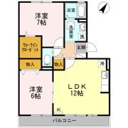 グランパルクの間取り画像