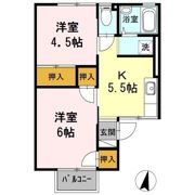 スワンFの間取り画像