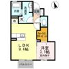 ハーベスト トロワの間取り画像