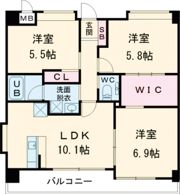 ヒルクレスト菊陽グランデの間取り画像