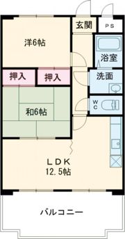 ヴィラシャルマンの間取り画像
