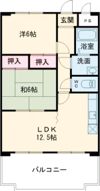 ヴィラシャルマンの間取り画像