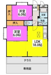 サンライズ那珂川の間取り画像