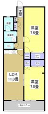 スクエア5の間取り画像