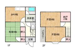 ハイツ竹内の間取り画像