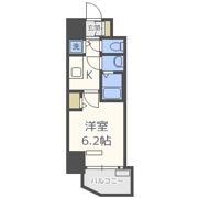 プレサンス大阪ゲートシティの間取り画像