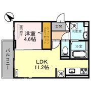 South Auberge(ｻｳｽｵｰｳﾞｪﾙｼﾞｭ)の間取り画像