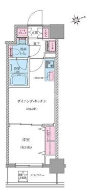 クレヴィアリグゼ世田谷松陰神社前の間取り画像