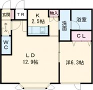 グレース近文Aの間取り画像