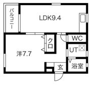 ハーヴェストⅥの間取り画像