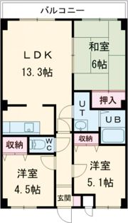 ファンデーションⅡの間取り画像