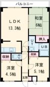 ファンデーションⅡの間取り画像