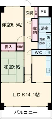 スカール屋島の間取り画像