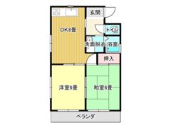 サンコーポ松岡2番館の間取り画像