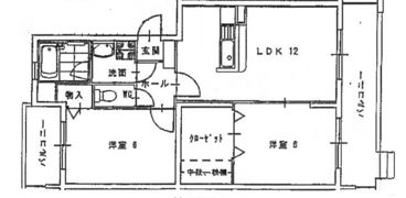 エクセルシティ門司 B棟の間取り画像