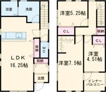 リーブルファイン小泉の間取り画像