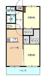 ユーミールグランⅡの間取り画像