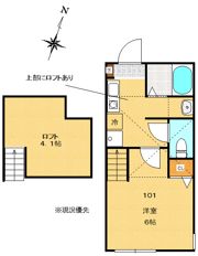 ショコラハウゼ大塚の間取り画像