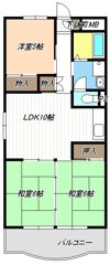 レジデンス光和Ⅱの間取り画像
