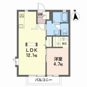 ヴァン・ヴェールAの間取り画像
