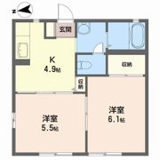 コーポ大黒屋Wの間取り画像