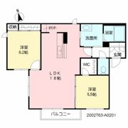 クリスタルコートさくらの間取り画像