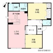 クレガ B棟の間取り画像