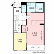 シャーメゾンステージ新大江の間取り画像