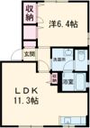 フォーレスM I棟の間取り画像