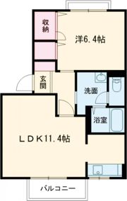 アイビー A棟の間取り画像