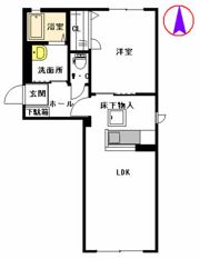 フルール出水の間取り画像