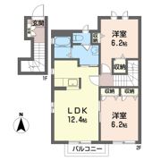 リジェールBの間取り画像