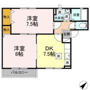 アレグレッス A棟の間取り画像