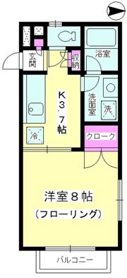 サーディアム本厚木の間取り画像