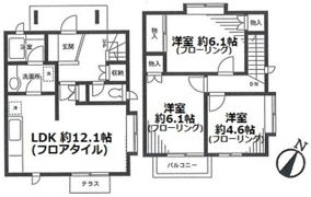 グランドール梶ケ谷の間取り画像