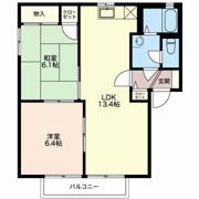 ザミレニアム Aの間取り画像
