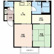 ロイヤルタウン Fの間取り画像
