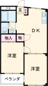 堂山ハイツの間取り画像