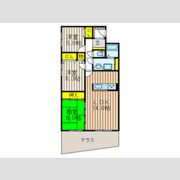 スクエア美濃山Bの間取り画像