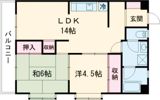 大石リバーサイドビルの間取り画像