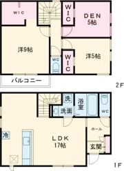 喜多町5丁目戸建の間取り画像