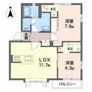 フレグランス永田 Aの間取り画像