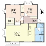 フレグランス黄金 Wの間取り画像