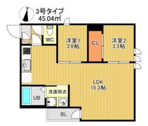 REGALEST サンメゾン箱崎の間取り画像