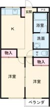シャトレー新町の間取り画像