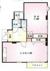KHマンションの間取り画像