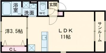 Lino水口新城の間取り画像
